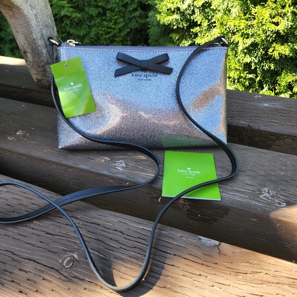 KATE SPADE New York NWT Amy Mavis Street Glitter Crossbody Bag